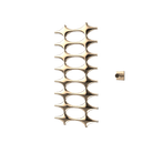 P&Bhusri K015-L-PBZ-XM K015 Towel Warmer in PVD Polished Bronze