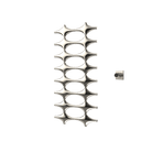 P&Bhusri K015-L-PNI-XM K015 Towel Warmer in PVD Polished Nickel