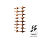 P&Bhusri K015-L-RGD-N K015 Towel Warmer in PVD Polished Rose Gold