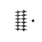 P&Bhusri K015-M-BBN-XM K015 Towel Warmer in PVD Brushed Black Nickel