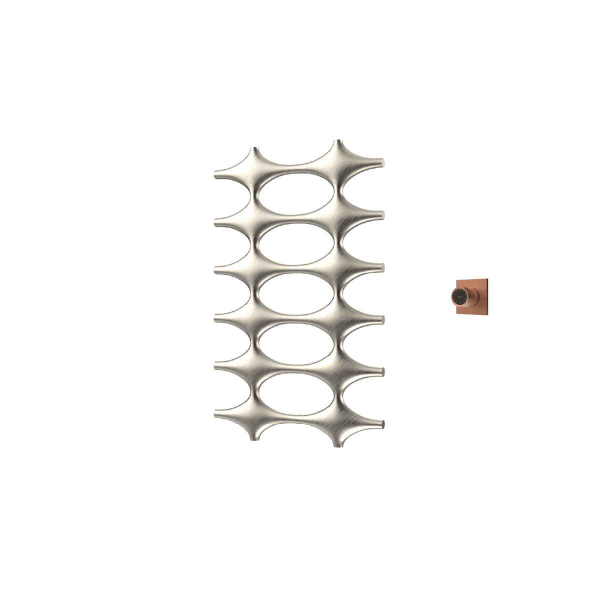 P&Bhusri K015-M-BRG-XM K015 Towel Warmer in PVD Brushed Rose Gold