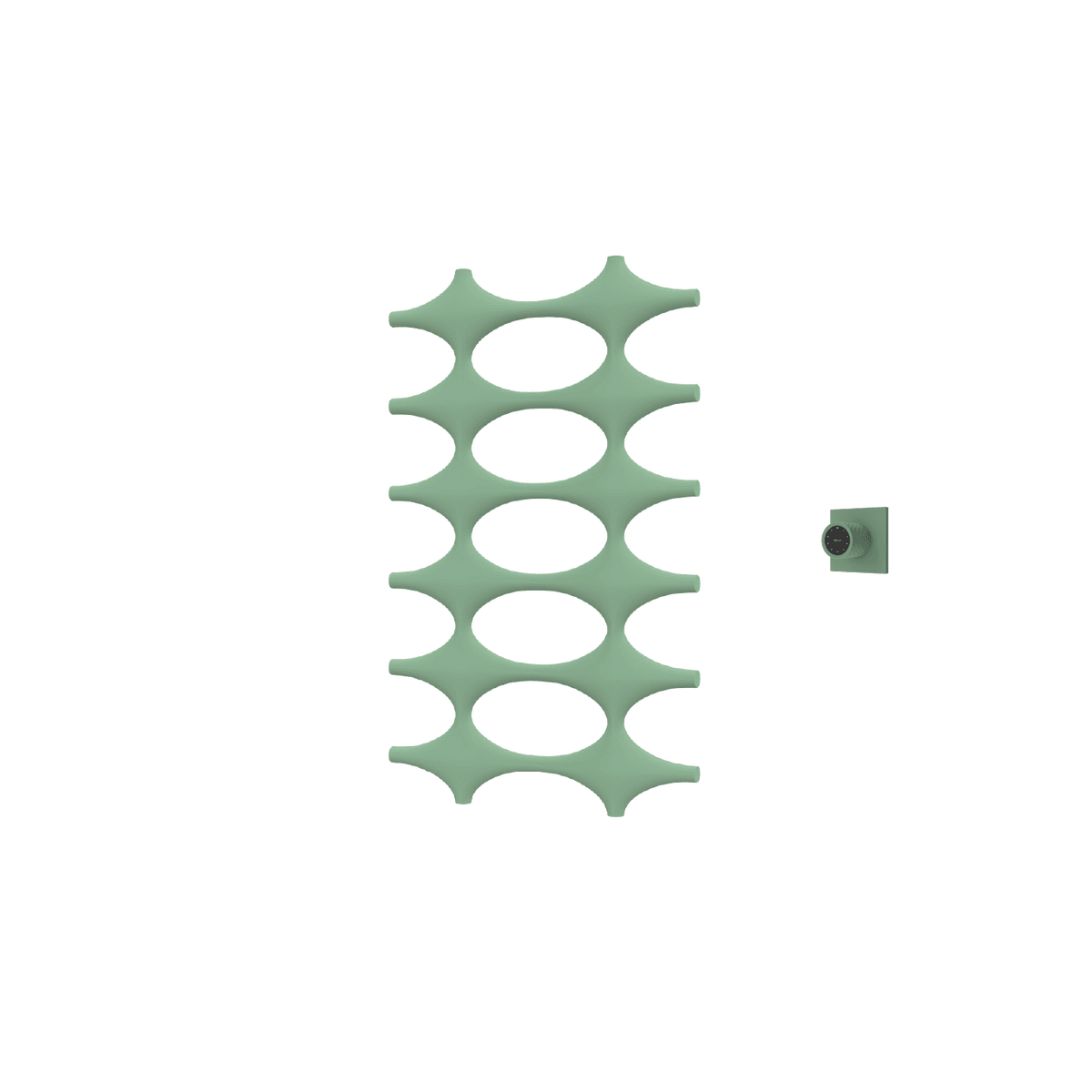 P&Bhusri K015-M-CGR-XM K015 Towel Warmer in Celadon Green