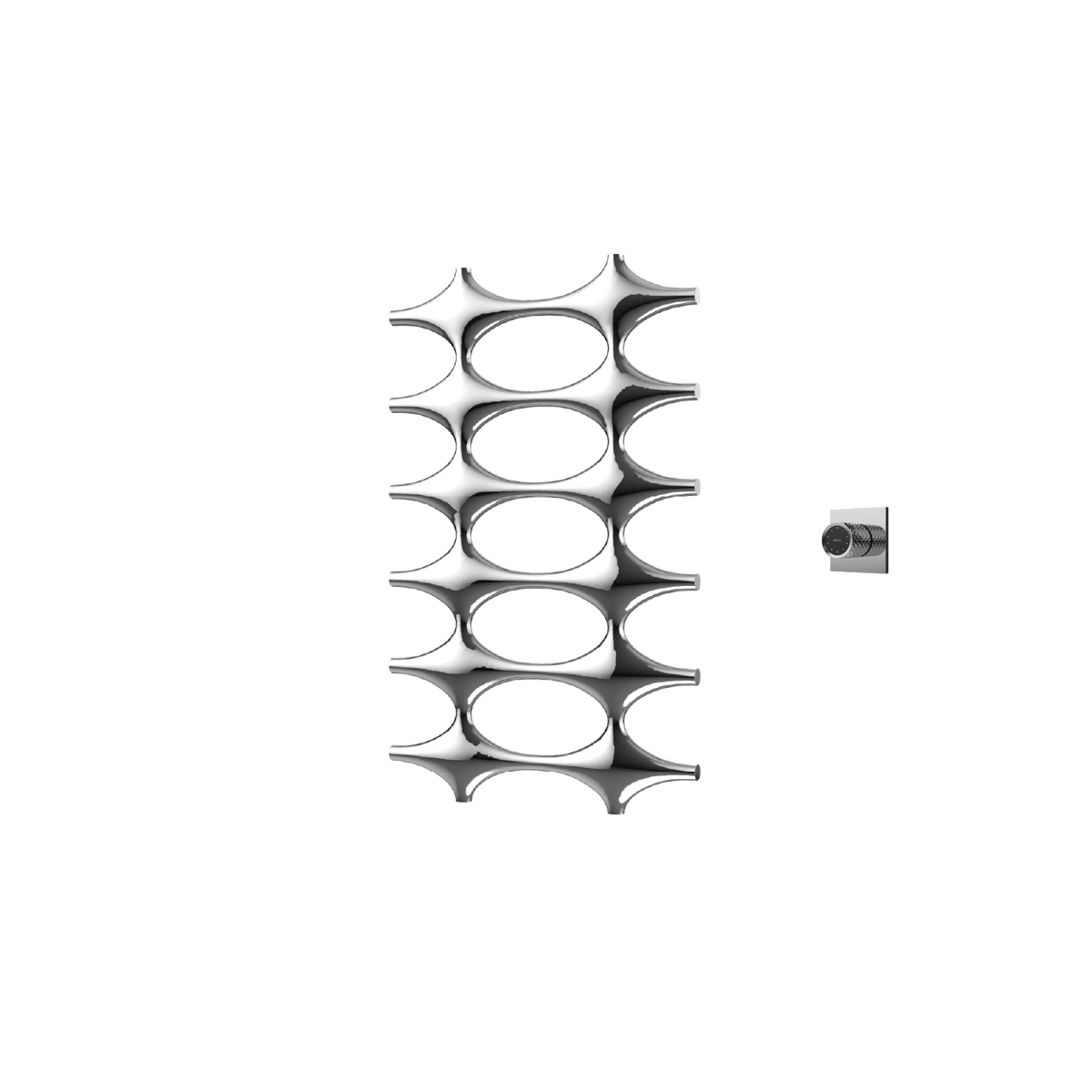 P&Bhusri K015-M-CHR-XM K015 Towel Warmer in Polished Chrome