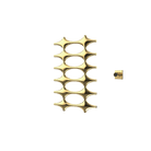 P&Bhusri K015-M-LGD-XM K015 Towel Warmer in PVD Polished Luxury Gold