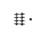 P&Bhusri K015-S-BBN-XM K015 Towel Warmer in PVD Brushed Black Nickel
