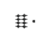 P&Bhusri K015-S-BLK-XM K015 Towel Warmer in Matte Black