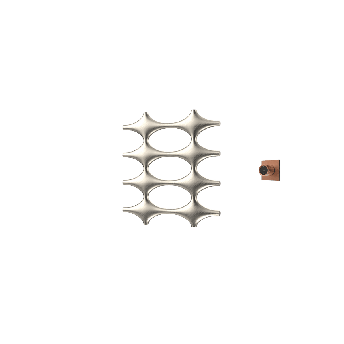 P&Bhusri K015-S-BRG-XM K015 Towel Warmer in PVD Brushed Rose Gold