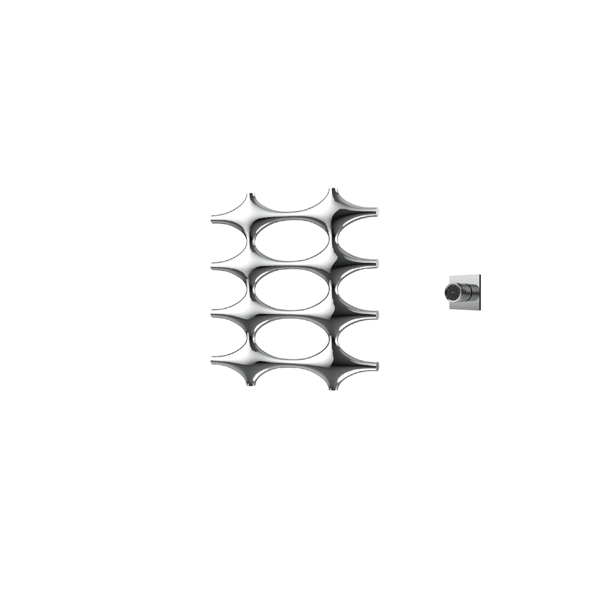 P&Bhusri K015-S-CHR-XM K015 Towel Warmer in Polished Chrome