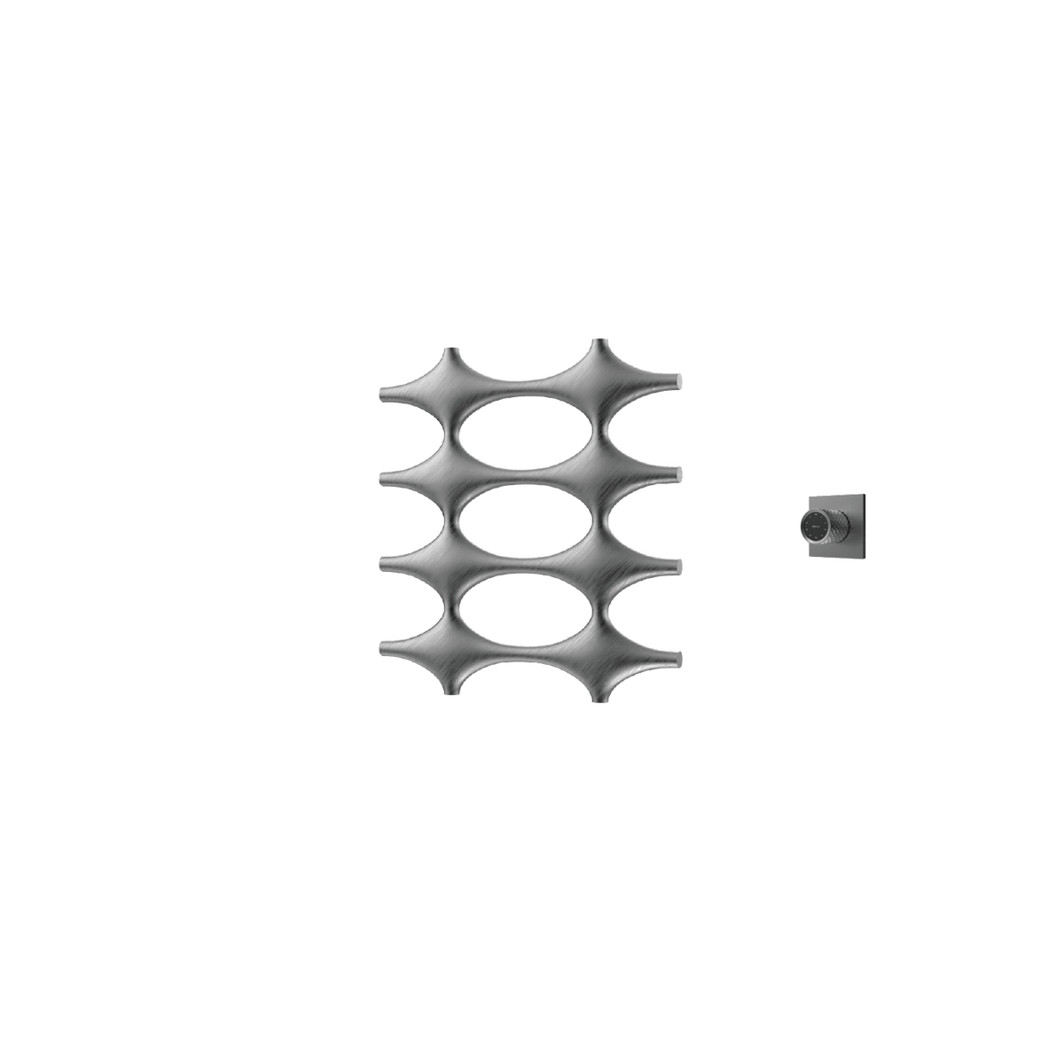 P&Bhusri K015-S-GML-XM K015 Towel Warmer in PVD Gun Metal