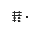 P&Bhusri K015-S-MBL-XM K015 Towel Warmer in Mist Black