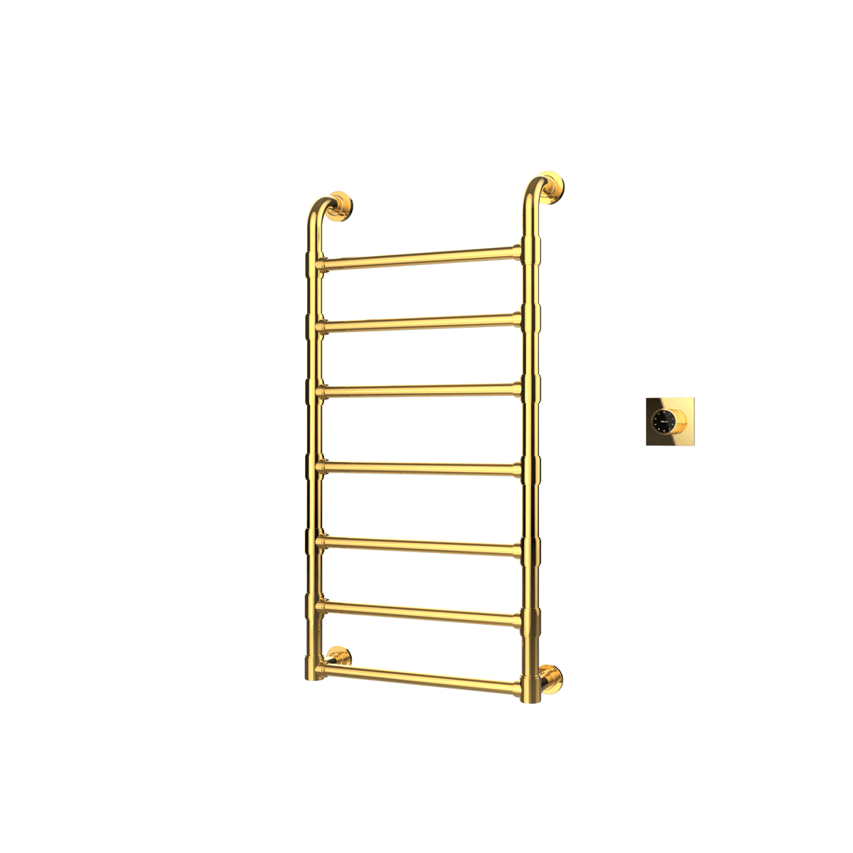P&Bhusri K05-M-24K-XM K05 Towel Warmer in PVD 24K Gold