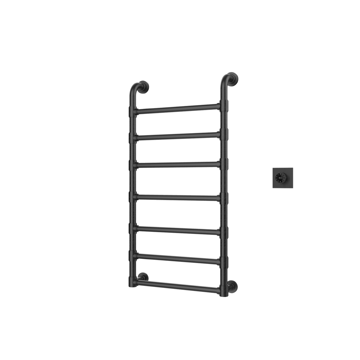 P&Bhusri K05-M-BBN-XM K05 Towel Warmer in PVD Brushed Black Nickel