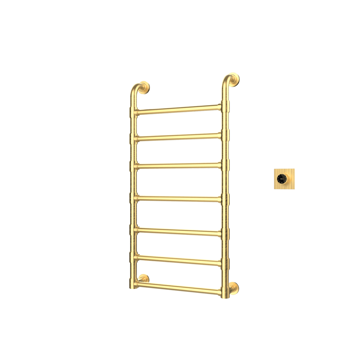 P&Bhusri K05-M-BLG-XM K05 Towel Warmer in PVD Brushed Luxury Gold