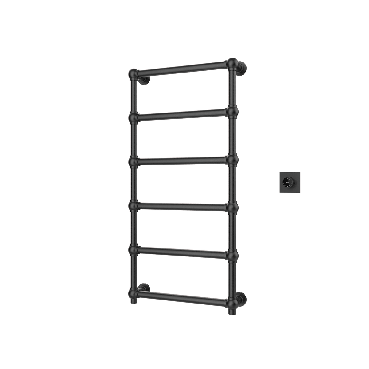 P&Bhusri K06-L-BBN-XM K06 Towel Warmer in PVD Brushed Black Nickel