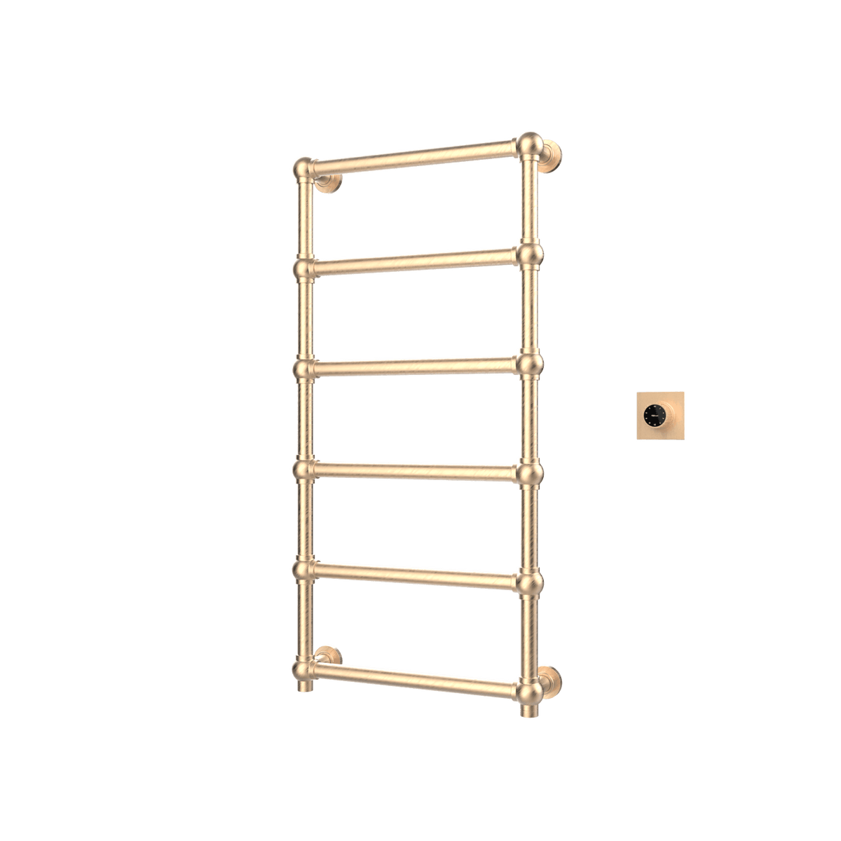 P&Bhusri K06-L-BBZ-XM K06 Towel Warmer in PVD Brushed Bronze
