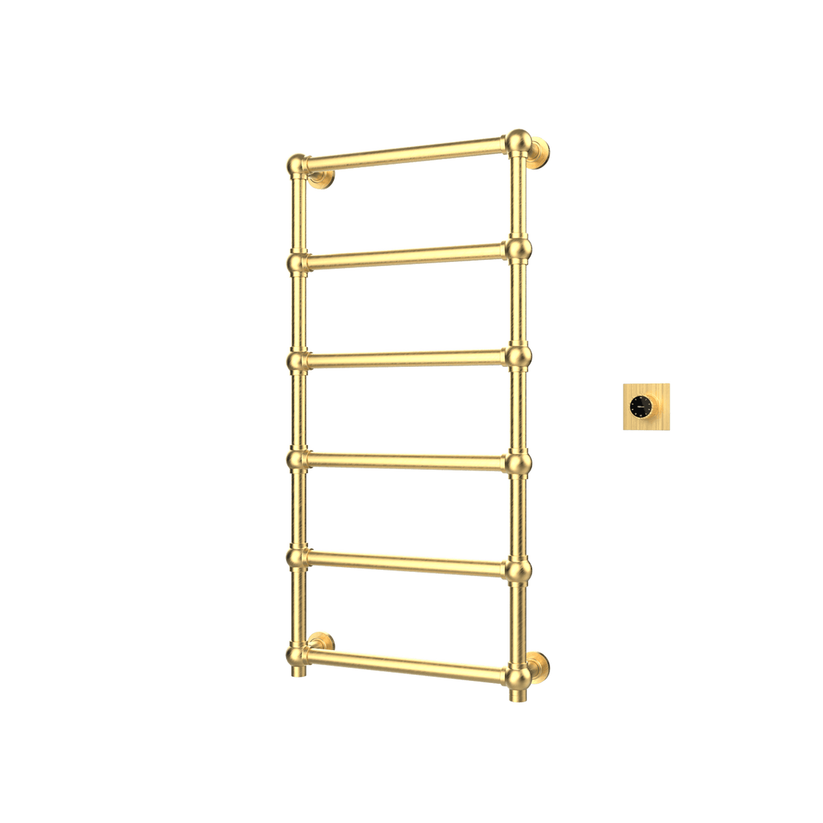 P&Bhusri K06-L-BLG-XM K06 Towel Warmer in PVD Brushed Luxury Gold