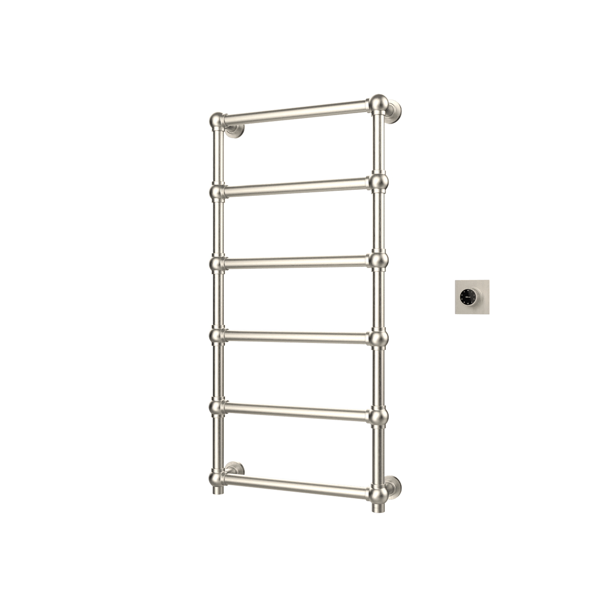 P&Bhusri K06-L-BNI-XM K06 Towel Warmer in PVD Brushed Nickel