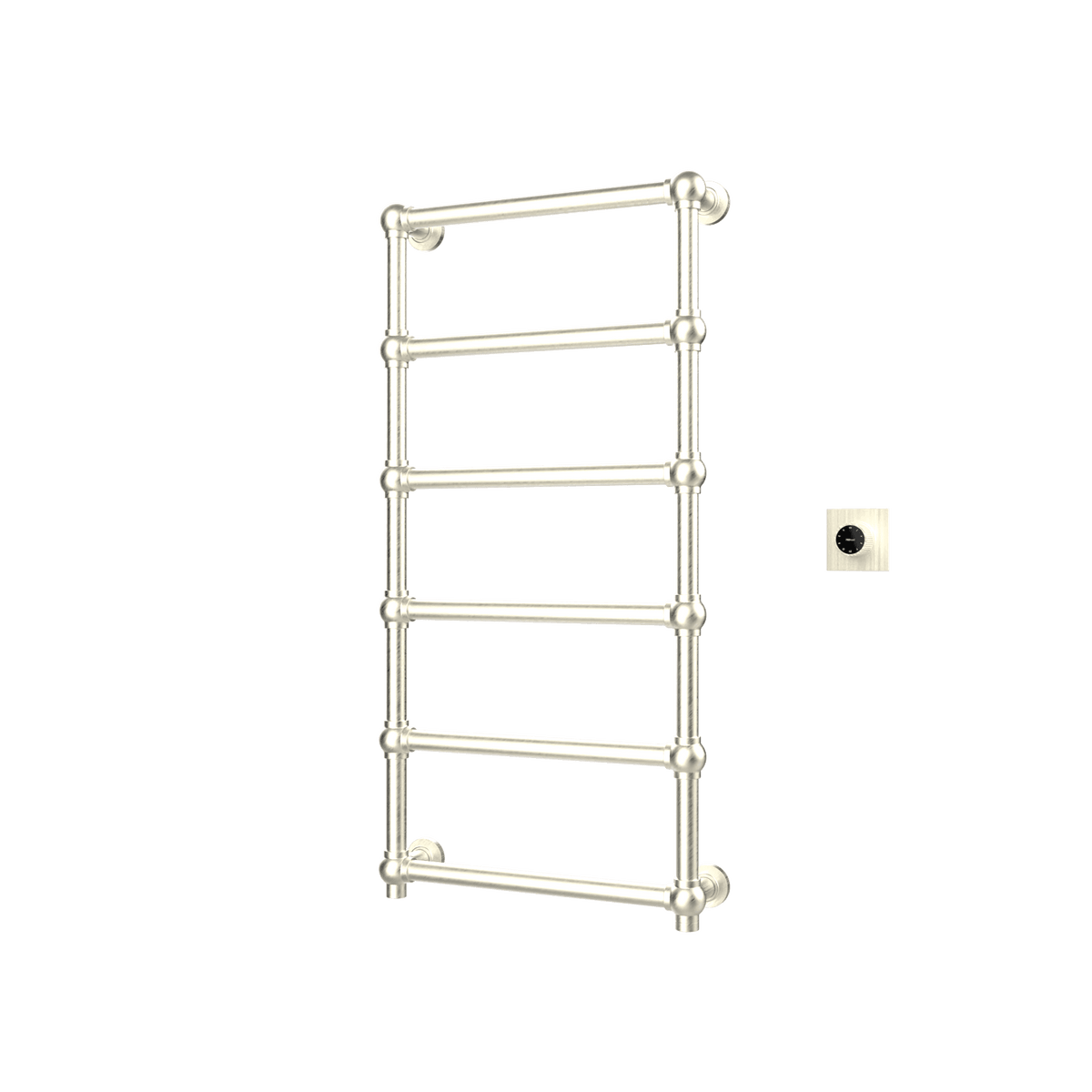 P&Bhusri K06-L-BWG-XM K06 Towel Warmer in PVD Brushed White Gold