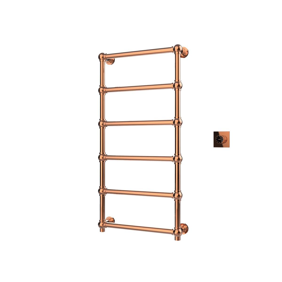 P&Bhusri K06-L-RGD-XM K06 Towel Warmer in PVD Polished Rose Gold