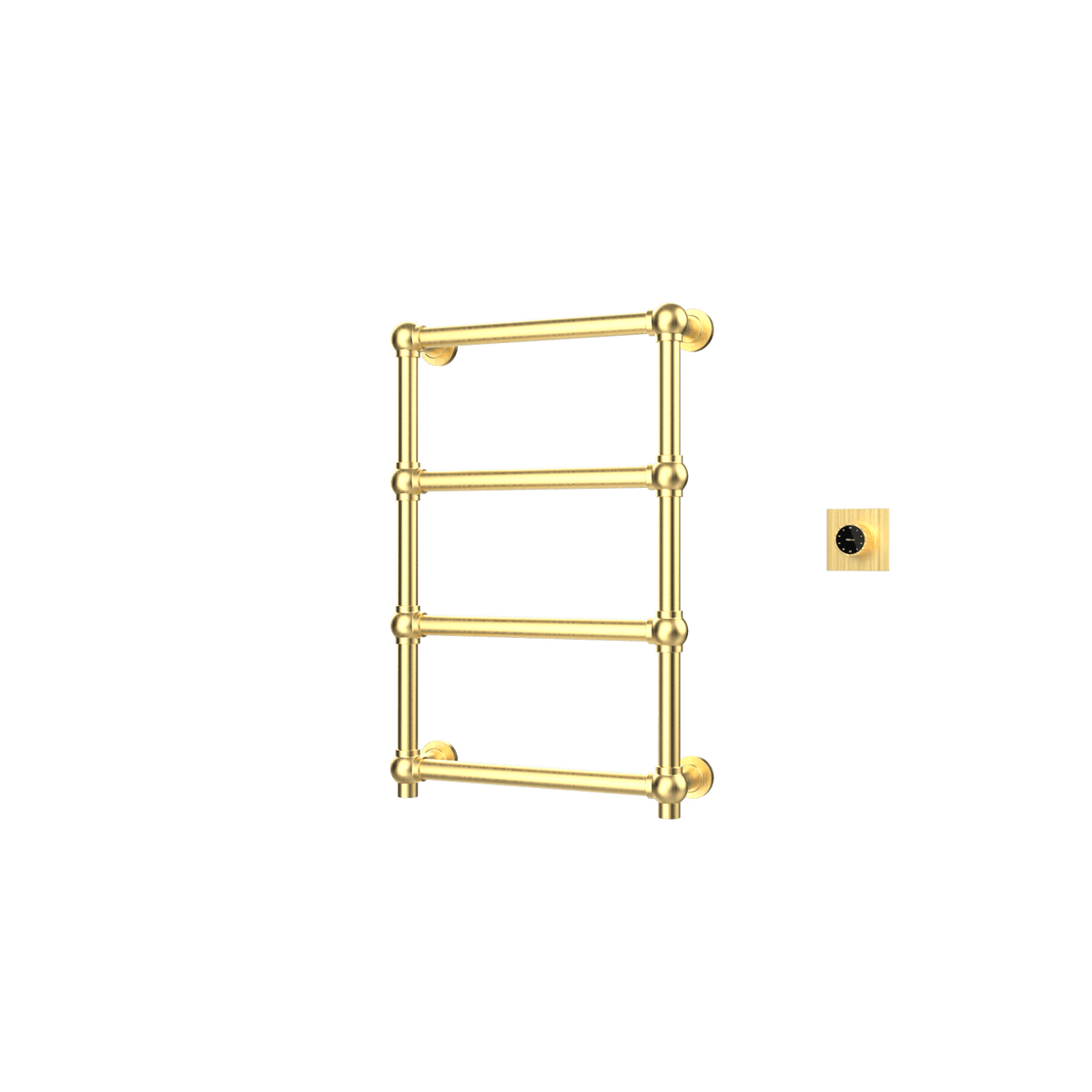 P&Bhusri K06-M-BBR-XM K06 Towel Warmer in PVD Brushed Brass