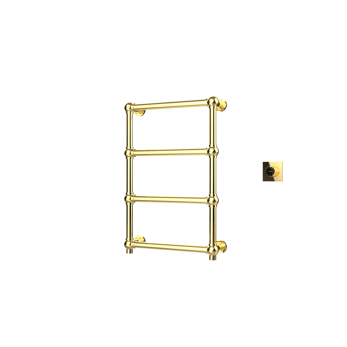 P&Bhusri K06-M-PBR-XM K06 Towel Warmer in PVD Polished Brass
