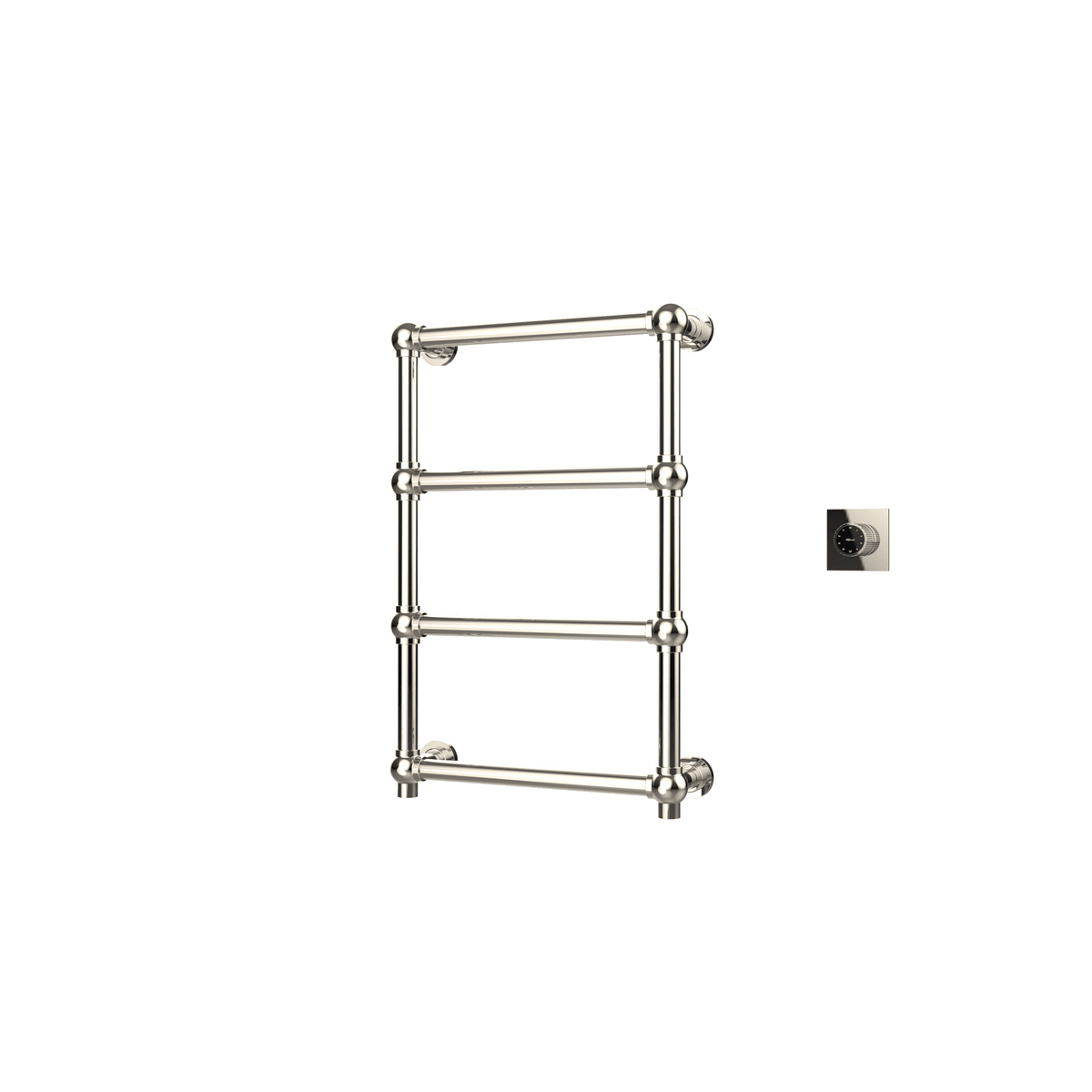 P&Bhusri K06-M-PNI-XM K06 Towel Warmer in PVD Polished Nickel