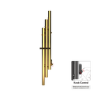 P&Bhusri K102-M-24K-XK K102 Towel Warmer in PVD 24K Gold