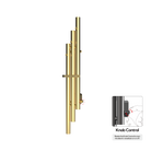 P&Bhusri K102-M-BBR-XK K102 Towel Warmer in PVD Brushed Brass