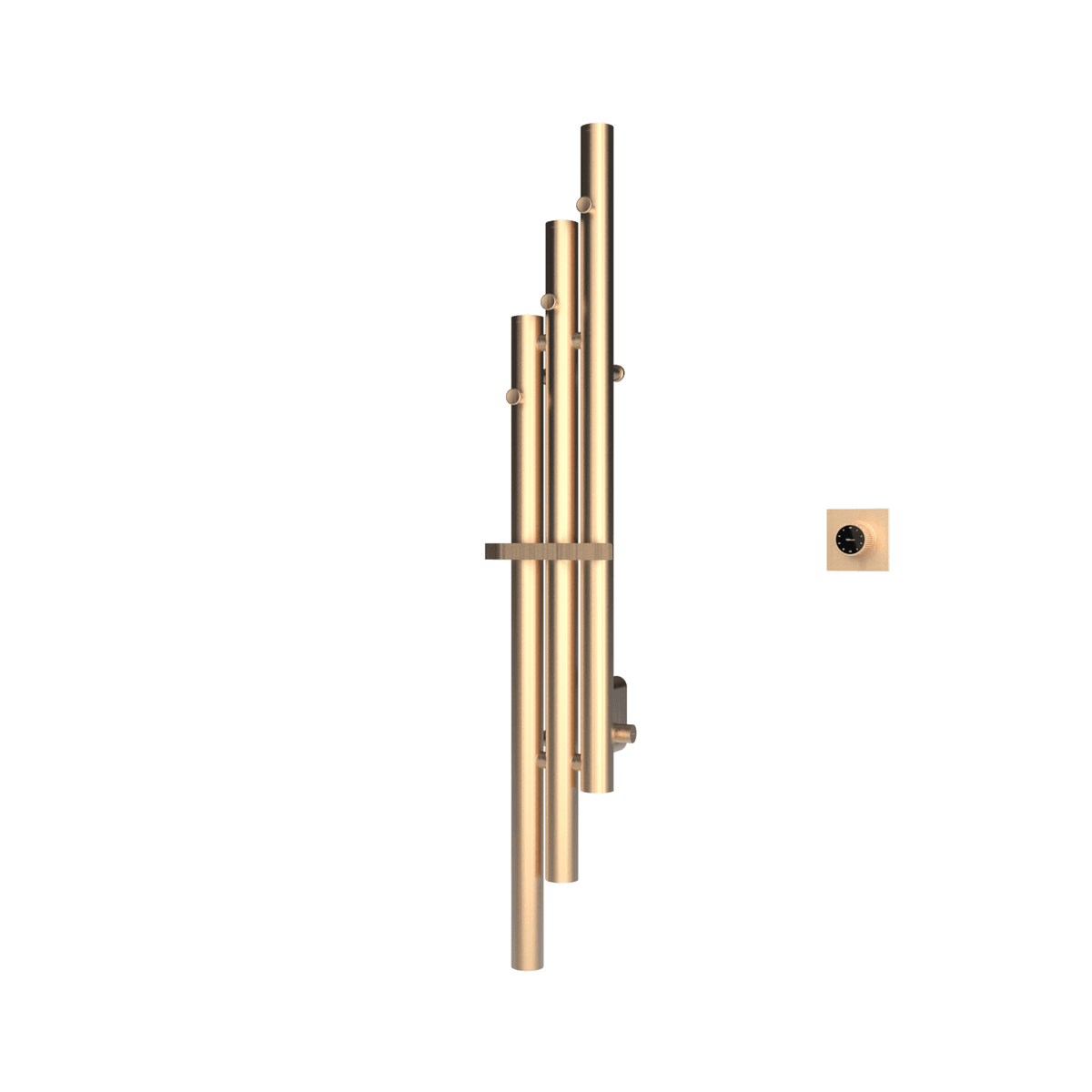 P&Bhusri K102-M-BBZ-XM K102 Towel Warmer in PVD Brushed Bronze