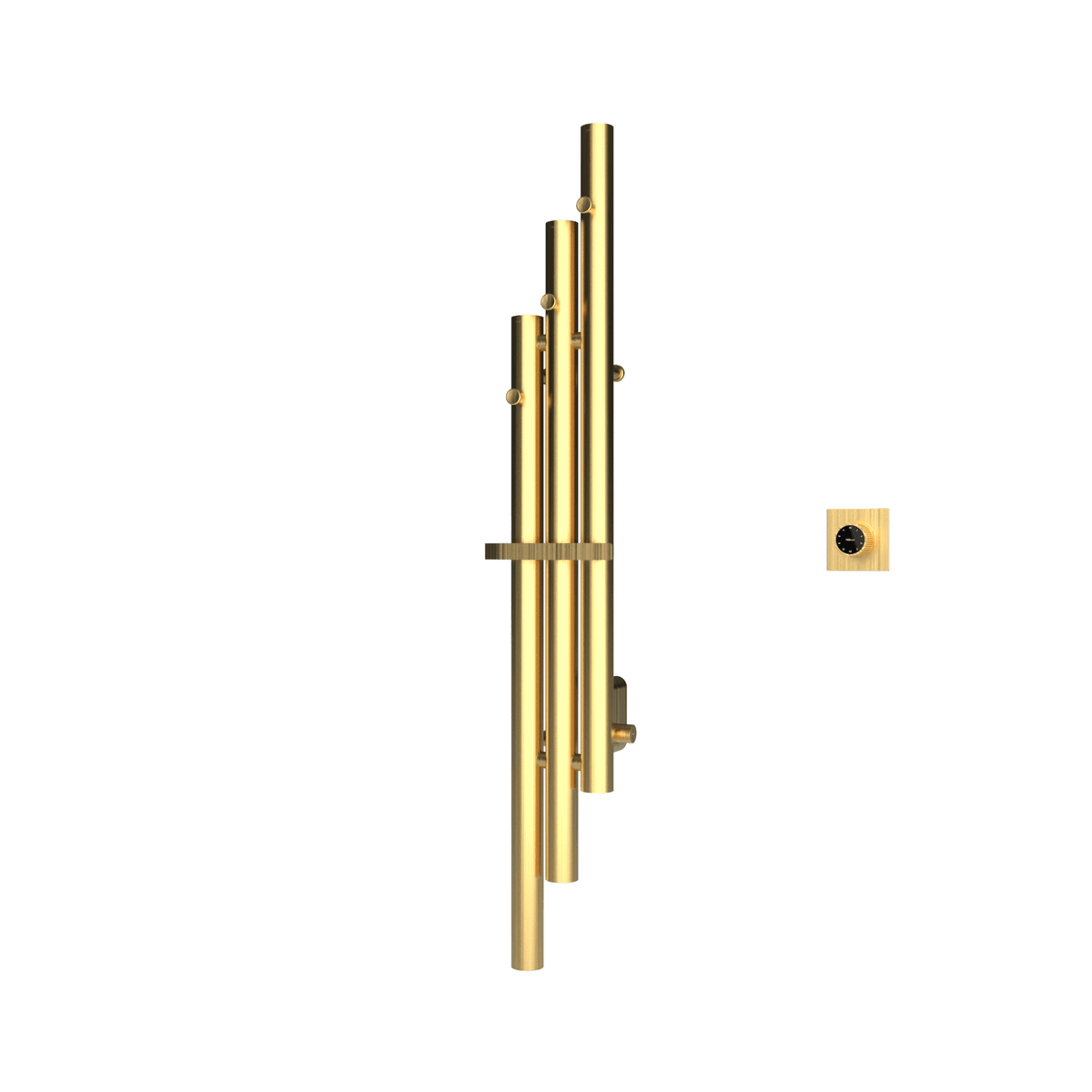 P&Bhusri K102-M-BLG-XM K102 Towel Warmer in PVD Brushed Luxury Gold