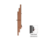 P&Bhusri K102-M-BRG-XK K102 Towel Warmer in PVD Brushed Rose Gold