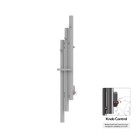 P&Bhusri K102-M-MGR-XK K102 Towel Warmer in Muted Grey