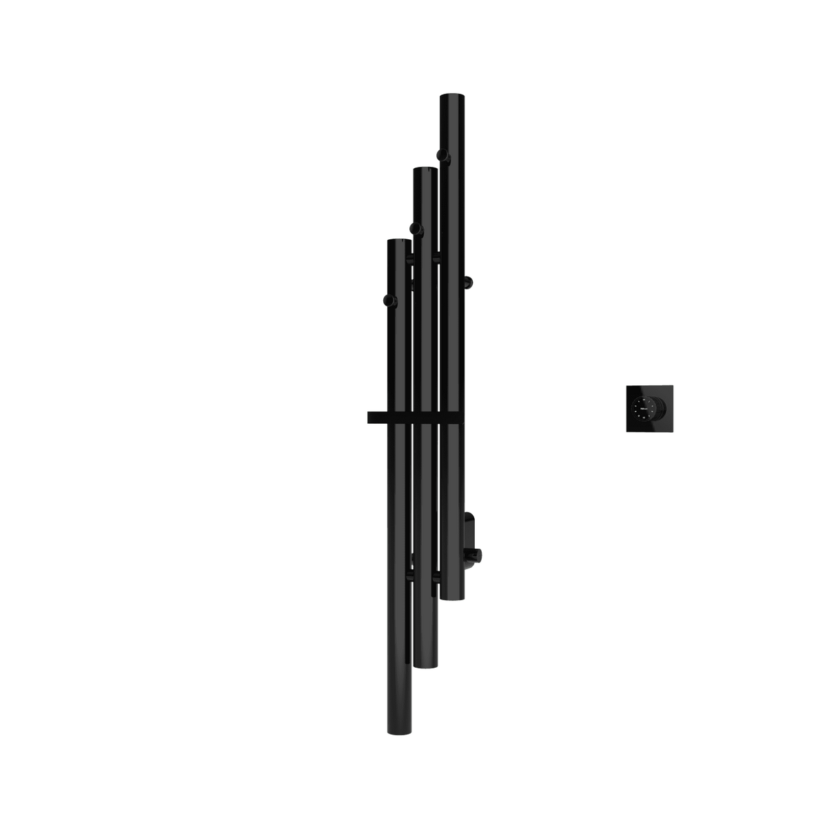 P&Bhusri K102-M-PBN-XM K102 Towel Warmer in PVD Polished Black Nickel