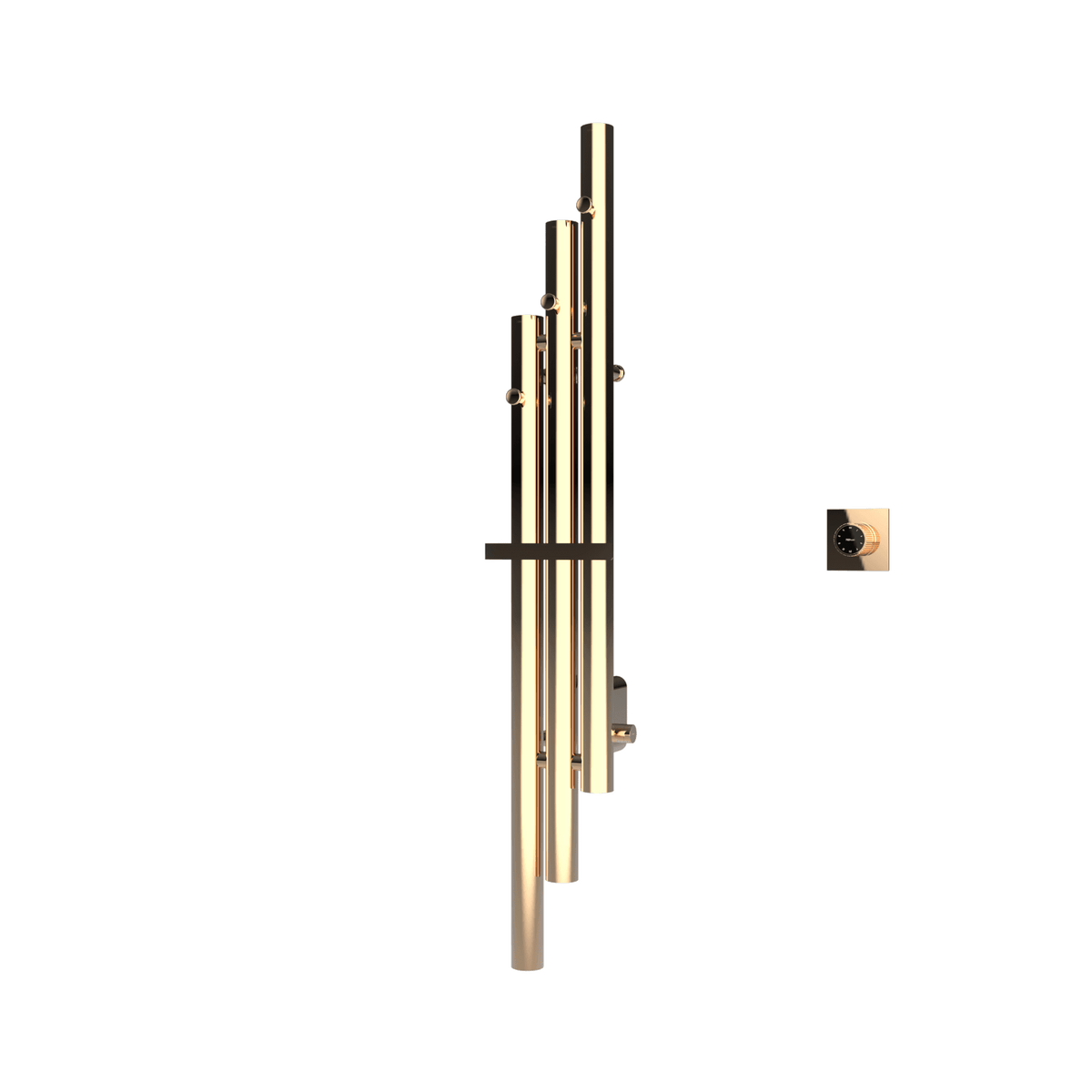 P&Bhusri K102-M-PBZ-XM K102 Towel Warmer in PVD Polished Bronze