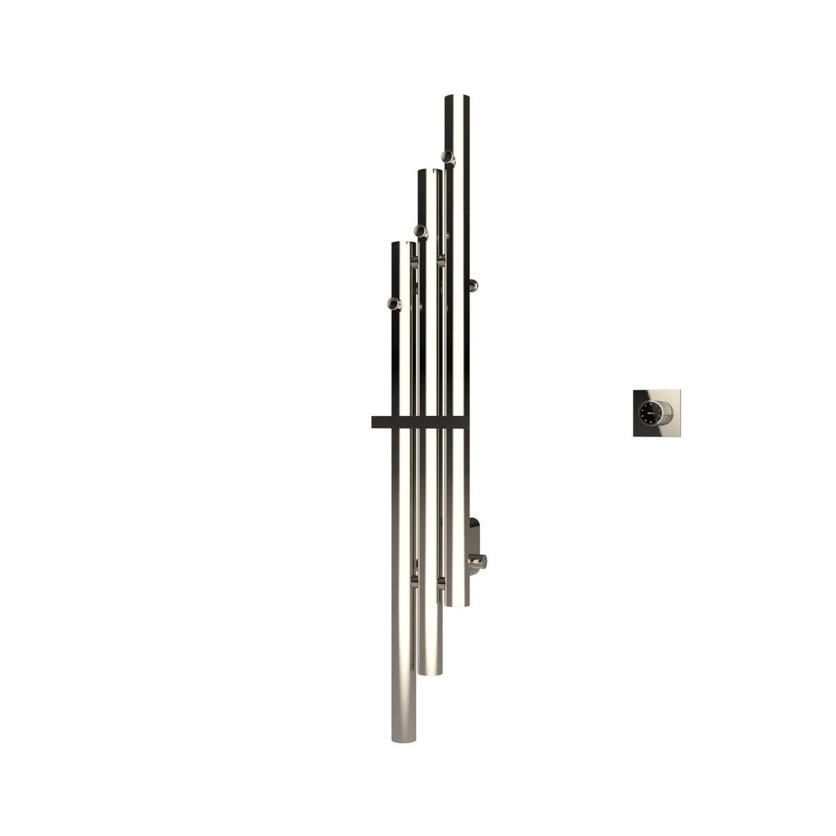 P&Bhusri K102-M-PNI-XM K102 Towel Warmer in PVD Polished Nickel