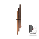 P&Bhusri K102-M-RGD-XK K102 Towel Warmer in PVD Polished Rose Gold