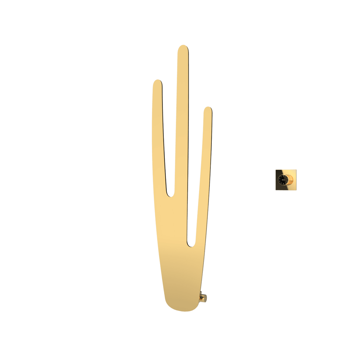 P&Bhusri K103-M-LGD-XM K103 Towel Warmer in PVD Polished Luxury Gold