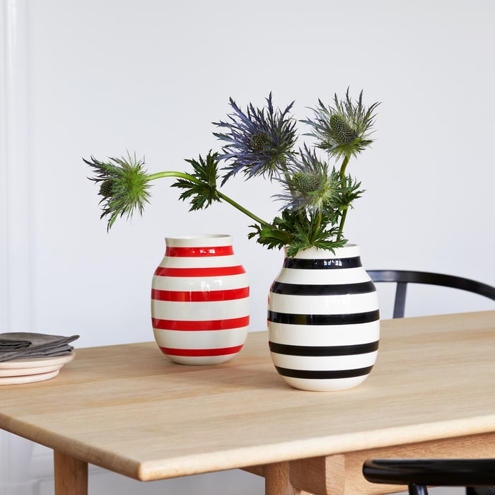Kähler 690190 Vase Omaggio Noir
