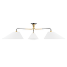 Hudson Valley Lighting KBS1751803-AOB Duo Semi Flush in Aged Brass/Old Bronze