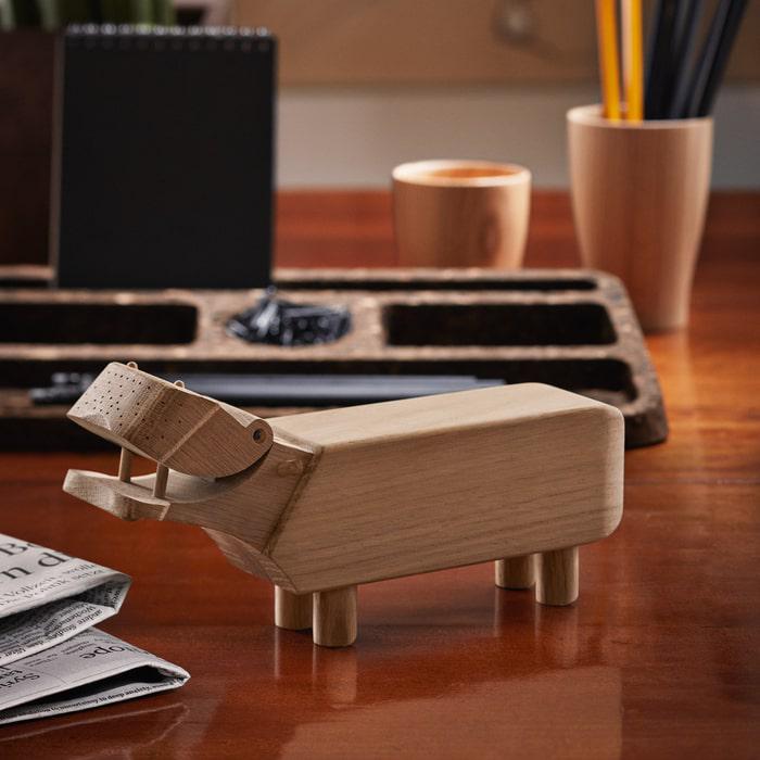 Kay Bojesen 39202 Hippo Wooden Figurine in Oak