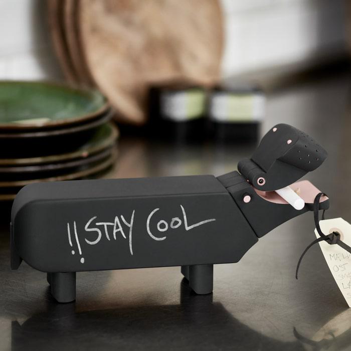 Kay Bojesen 39206 Hippo Wooden Figurine in Black