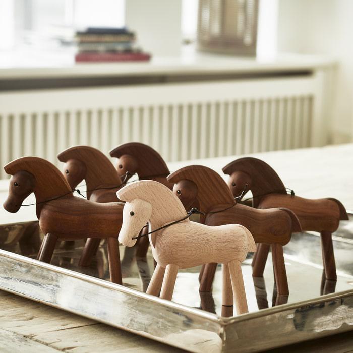 Kay Bojesen 39211 Horse Wooden Figurine in Walnut