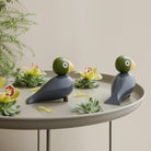 Kay Bojesen 39419 Figurine en bois d'oiseau chanteur Aqua