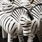 Kay Bojesen 39421 Zebra Wooden Figurine in Black/White