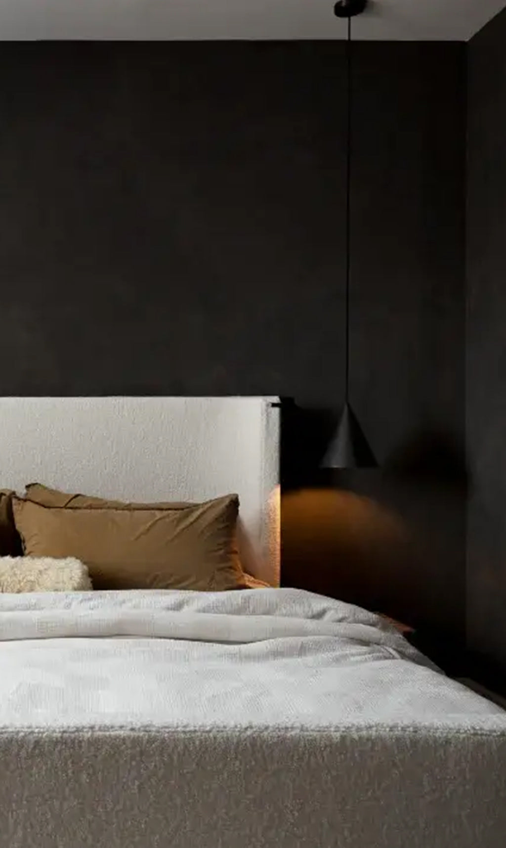 Dounia Home - DH-KOBCONSHA-SM-BRS - Koba Cone-Shaped Pendant Light - Polished Brass