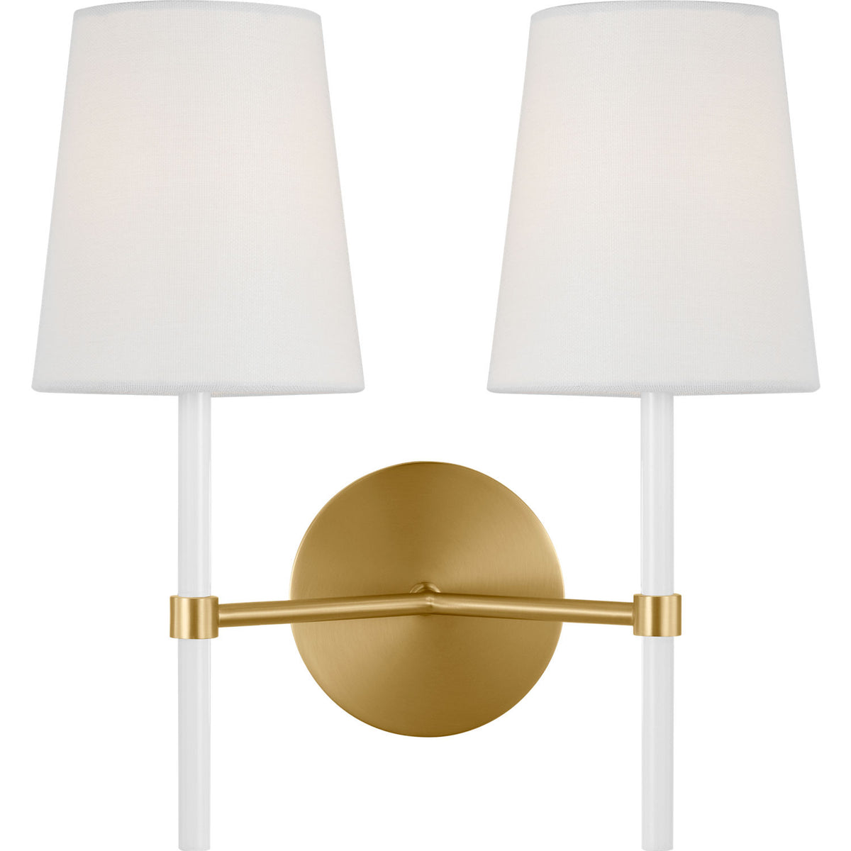 Collection Visual Comfort Studio KSW1102BBSGW Applique double Monroe