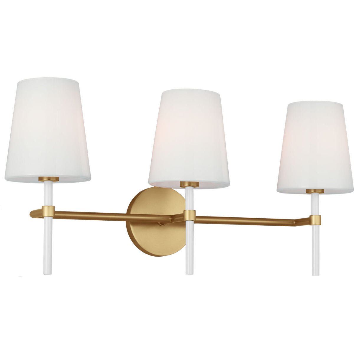 Collection Visual Comfort Studio KSV1013BBSGW Applique murale Monroe à 3 lumières