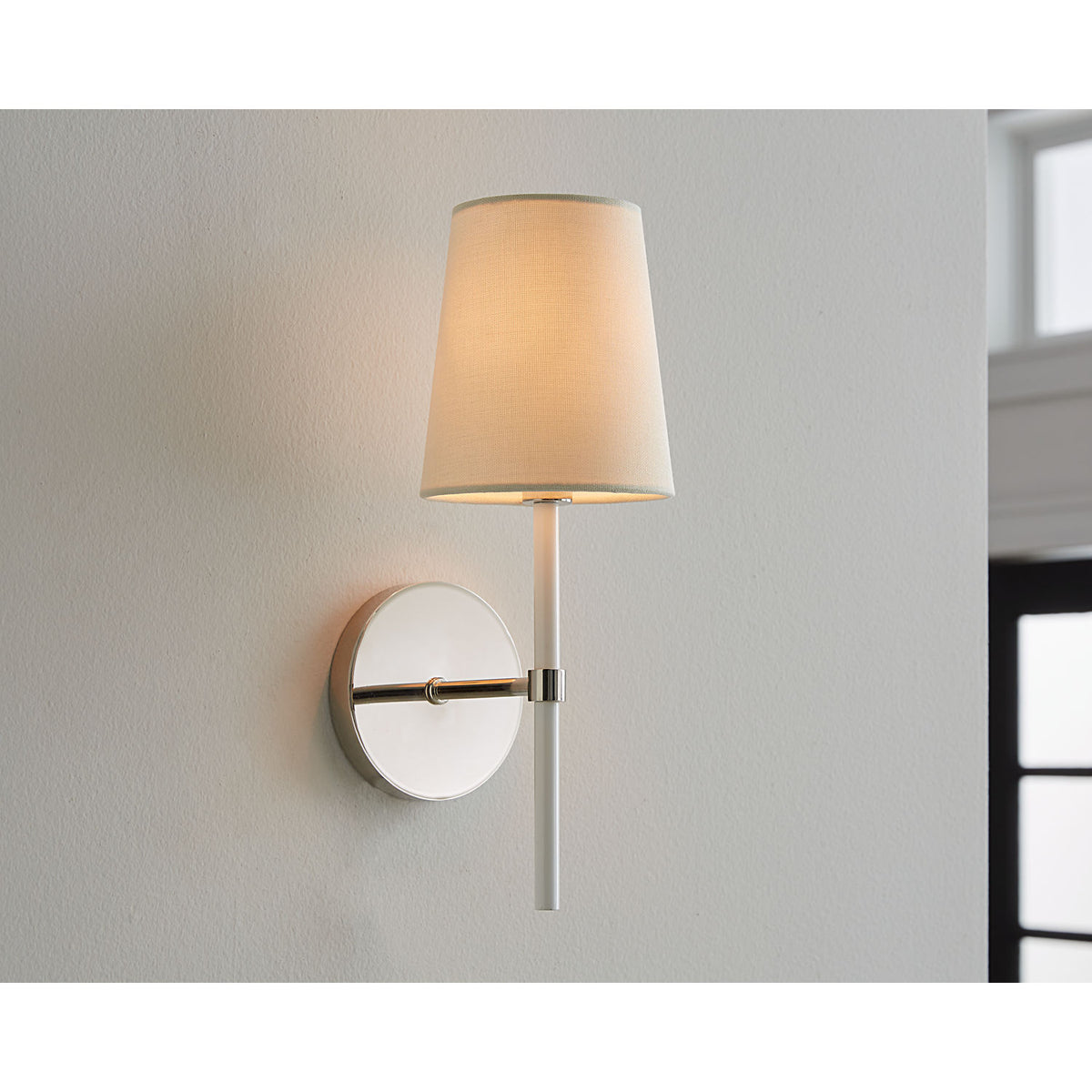 Visual Comfort Studio Collection KSW1081PNGW Monroe Small Sconce