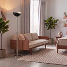 Lampe torche Luna Bella de Nova of California 1524849MS en nickel satiné