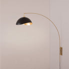 Lampe murale arc Luna Bella de Nova of California 3024836MG en laiton vieilli